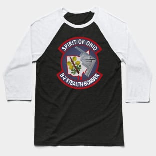 B2 - Spirit of Ohio - Stealth Bomber wo Txt Baseball T-Shirt